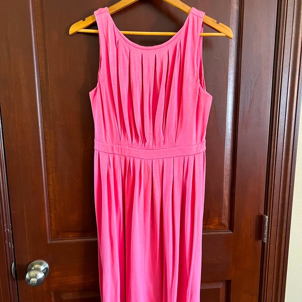 Banana Republic high front/low back cotton dress, Size M.
